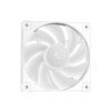 DeepCool CPU Water Cooler - LD240 WH (max 21dB; max. 122,39 m3/h; 2x12cm, LED kijelző, fehér)