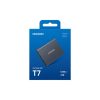 Samsung Külső SSD 4TB - MU-PC4T0T/WW (T7 external, szürke, USB 3.2, 4TB)