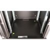 Equip Fali Rackszekrény - EPM-12-6060-B-CBAA (19", 12U, 600x600mm, előre szerelt, fekete)