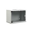 S-Link Rackszekrény - 4U 19" fali kivitel (190x530x400mm, Flatpack, Fekete