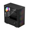 DeepCool Számítógépház - CH560 DIGITAL (fekete, 3x14cm +1x12  A-RGB ventilllátor, E-ATX, 2xUSB3.0)