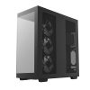 DeepCool Számítógépház - CH780 (fekete, ablakos, 3x140mm A-RGB ventilllátor, E-ATX, 4xUSB3.0)