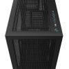 DeepCool Számítógépház - MORPHEUS (fekete, moduláris, 3x140mm ventilátor,Mini-ITX /M-ATX /ATX /E-ATX, 4xUSB3.0, 1xUSB-C)