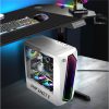 Spirit of Gamer Számítógépház - INFINITY White (fekete, ablakos, 8x12cm ventilátor, alsó táp,  ATX, 1xUSB3.0, 2xUSB2.0)