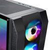 Spirit of Gamer Számítógépház - Rogue VI RGB (fekete, ablakos, 8x12cm ventilátor, alsó táp,  ATX, 1xUSB3.0, 2xUSB2.0)