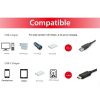 Equip Átalakító Kábel - 128345 (USB-C 3.2 Gen1 to USB-A, apa/apa, fekete, 0,5m)