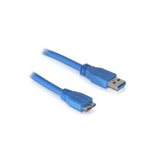 Delock Kábel - 82531 (USB3.0 A – USB3.0 Micro-B kábel, apa/apa, kék, 1m)