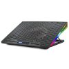 Spirit of Gamer Notebook Hűtőpad 17"-ig - AIRBLADE 800 RGB (26dB; max. 79 m3/h; 2x17cm, RGB LED, 2xUSB2.0)