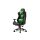 Sharkoon Gamer szék - Skiller SGS4 Black/Green (állítható háttámla/magasság; 4D kartámasz; PVC; aluminium talp; 150kg-ig