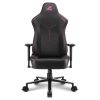 Sharkoon Gamer szék - Skiller SGS30 Black/Pink (állítható magasság; állítható kartámasz; szövet; acél talp; 130kg-ig)