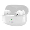 S-Link Fülhallgató Vezeték Nélküli - SL-TWS08 White (Bluetooth, Type-C, 4x HD mikrofon, 40 óra, fehér)