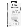 S-Link Fülhallgató Vezeték Nélküli - SL-TWS08 White (Bluetooth, Type-C, 4x HD mikrofon, 40 óra, fehér)