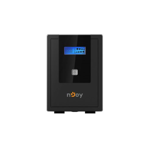 NJOY Szünetmentes  2000VA - Cadu 2000 (4 Schuko, line-interaktív, USB menedzsment, RJ11/45 vonalvédelem(1Gb/s), fekete)