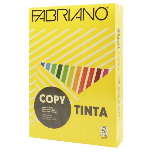 Másolópapír, színes, A3, 80g. Fabriano CopyTinta 250ív/csomag. intenzív sárga/giallo