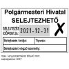 Trodat Professional 5470 Fémházas Dátumbélyegző ( 60 X 40 Mm ) Lenyomattal