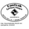 Trodat 44045 Ecoblack Oválbélyegző (45 X 30 Mm) Lenyomattal